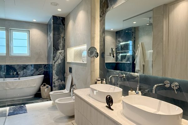 Alternative view of Stylish Vanity I Walnut Joinery & Backlit Mirror In Jumeriah Park