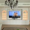 Stylish TV Unit I Wall Console & Fluted Panel Elegance In Creek Harbour
