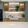Precision-Crafted Kitchen Joinery | Linear LED Details & Natural Oak Tones