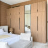 Modern Bedroom Wardrobe & TV Unit Design | Custom Oak Joinery